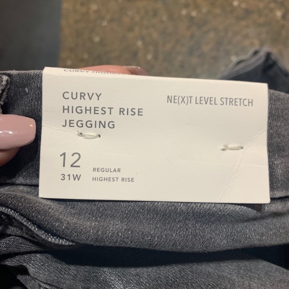 AEO Ne(x)t Level high waisted jeggings in gray - Picture 4 of 7